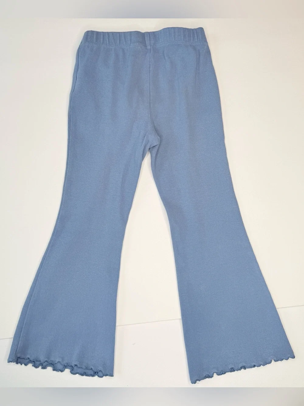 Baby Gap Girls Leggings Size 4T Lot Of 3 Flare Blue Pink Black Ribbed